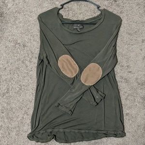 Olive green long sleeve shirt